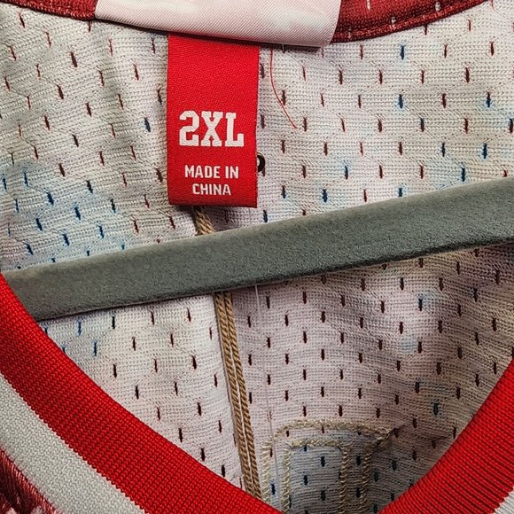 Allen Iverson Mitchell & Ness Hyper Hoops Swingman Jersey 1996 Men's sz 2XL New - Picture 4 of 6